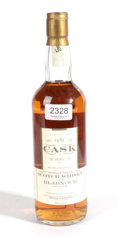 Lot 2328 - Bladnoch 56.8% Cask distilled 1985 Gordon & MacPhail 1 bottle