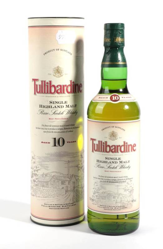 Lot 2333 - Tullibardine 10 year old 40% 1 bottle