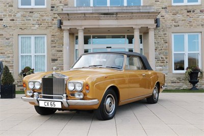 Lot 285 - Rolls Royce Corniche Registration number: CX 65 First Registered: 10-07-1972 Engine Size:...