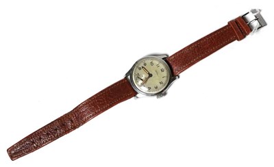 Lot 95 - A stainless steel Unitas ATP military wristwatch