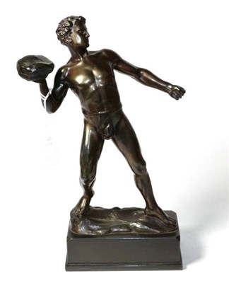 Lot 108 - A 20th century spelter figure after H Eidberg