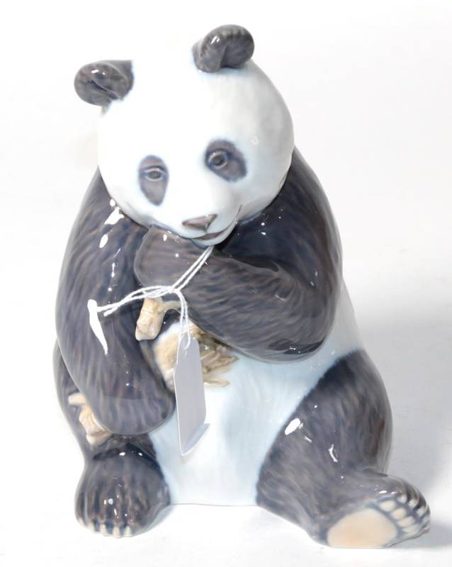 Lot 116 - A Royal Copenhagen model of a panda, number 662