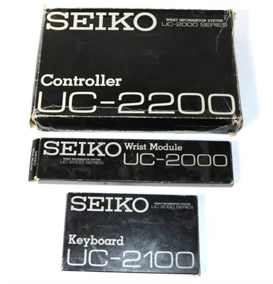 Lot 217 - A Seiko wrist module UC-2000, Seiko keyboard and controller