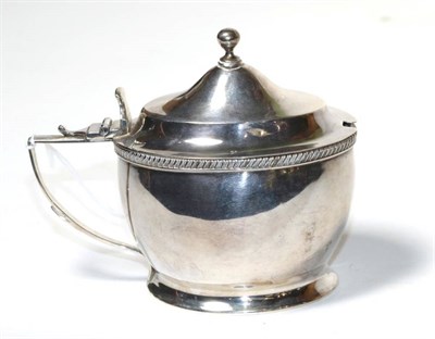 Lot 229 - A George III silver lidded mustard, London, 1805 by H.V.