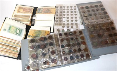 Lot 249 - Two albums of mainly lower grade British pre-decimal coins including a good weight of pre-1920...