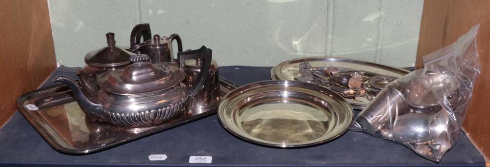 Lot 252 - A group of silver items to include: a hand mirror; cream jug; a Continental beaker; Dutch...