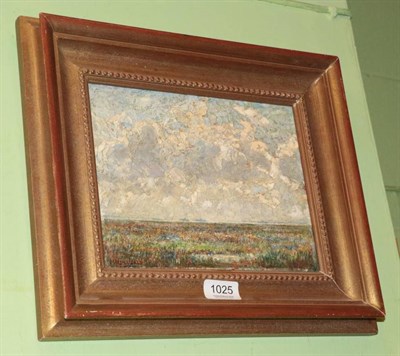 Lot 1025 - George Duncan MacDougald (exh 1910-1936) On the Wash, Lincs, signed and dated, 1935, oil on...
