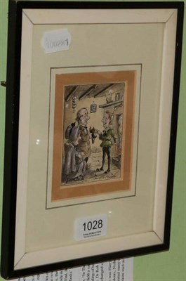 Lot 1028 - Harry B Nielson, ''Lardy Dardy'', a pen, ink and watercolour, inscribed, original book illustration