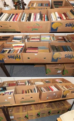 Lot 1082 - Twenty one boxes comprising a library of theatre and drama related works, mainly on the British...