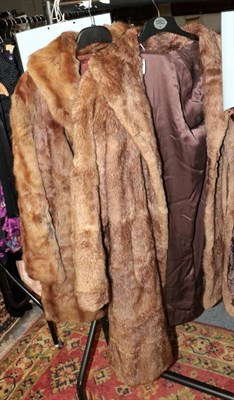 Lot 1158 - Two fur coats