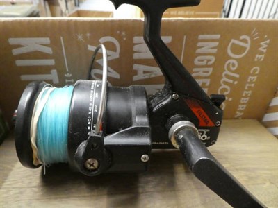 Lot 21 - A collection of approximately twenty-eight spinning reels, by Intrepid, Zangi, Mitchell Garcia,...