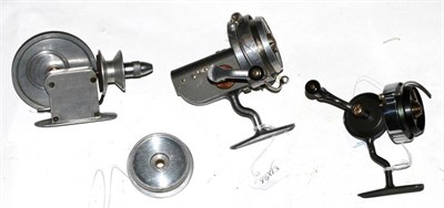 Lot 38 - A Hardy, The Hardex, No.4 Mk.III, spinning reel, hard case; a Hardy, The Altex, No.2 Mk.V,...