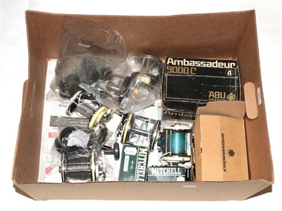 Lot 53 - An ABU Ambassadeur 9000C multiplier reel, original box; an ABU Ambassadeur 7500 C3 CT...