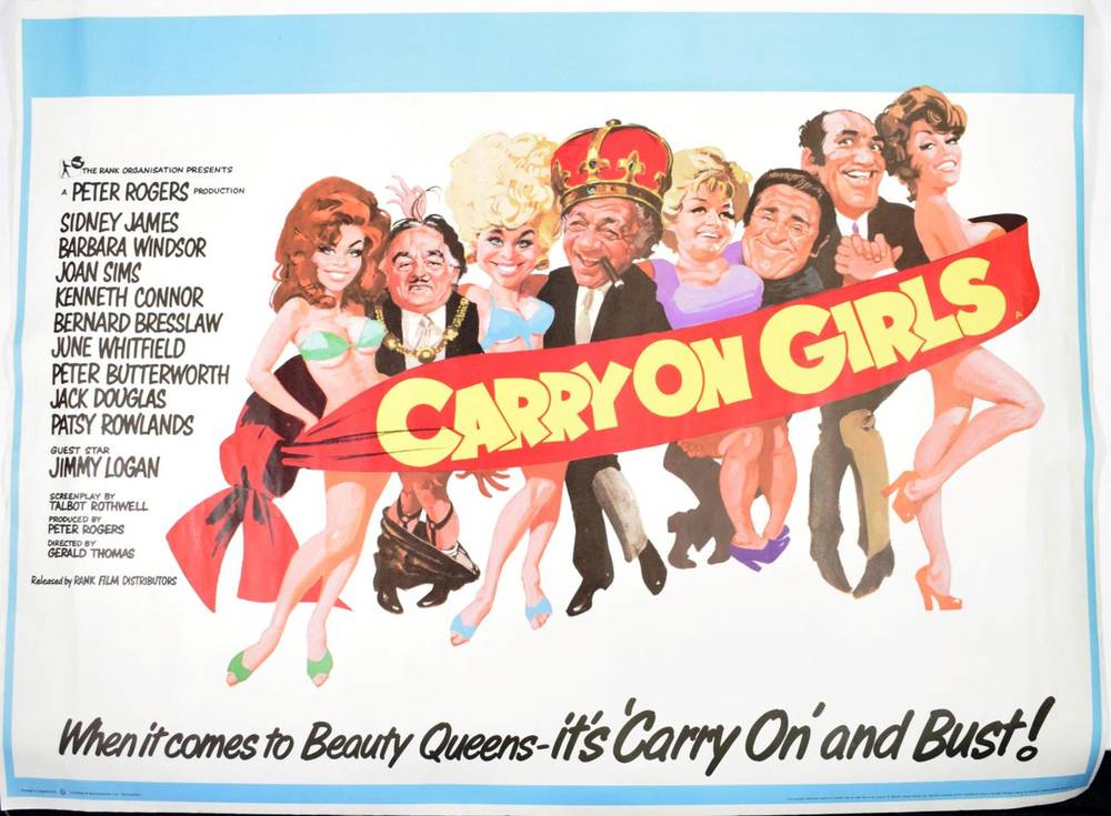 Lot 98 - Carry On Girls (1973) Original Quad Film Poster (E)