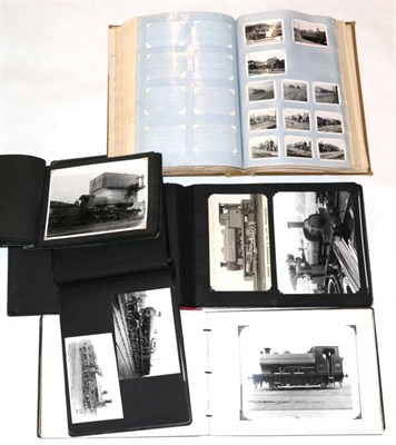 Lot 138 - Various Railway Photographs black and white in four albums including: Great Western...