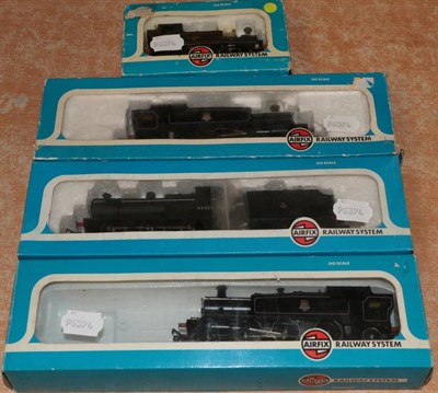 Lot 176 - Airfix OO Gauge Locomotives 2x2-6-2T BR 6167, 0-6-0 BR 44454 and 0-4-2T BR 1466 (all G-E boxes...