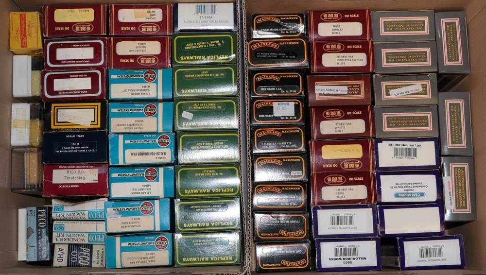 Lot 178 - Airfix, Mainline, Dapol OO Gauge And Others A Collection Of 50 Assorted Wagons (all boxed)