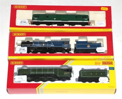 Lot 214 - Hornby (China) OO Gauge Locomotives R3171 Cock O' The North, DCC Ready, R2171 Canadian Pacific...