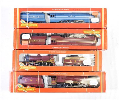 Lot 235 - Hornby OO Gauge Locomotives R767 King George VI LMS 6244, R685 Coronation LMS 6220, R832...