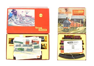 Lot 257 - Triang Hornby OO Gauge Two Sets (i) RS8 The Midlander (ii) RS30 Engineering (both G boxes G-F) (2)