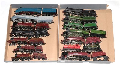 Lot 266 - Various Manufacturers OO Gauge A Collection Of Assorted Unboxed Locomotives including Duchess...