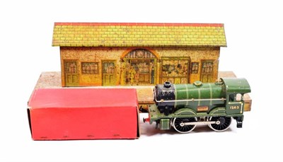 Lot 278 - Hornby O Gauge E120 0-4-0 LNER Locomotive 1368 (F, lacks tender) Side tipping wagon (boxed) and...