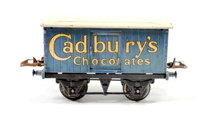 Lot 282 - Hornby O Gauge Private Owners Van Cadburys Chocolate (G)