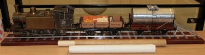Lot 306 - Kit Built Rob Roy 3 1/2'' Gauge Live Steam Locomotive unpainted (with boiler certificate dated...