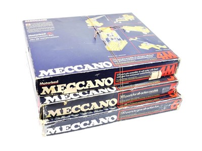 Lot 346 - Meccano Three 1970s Outfits 4M, 5 And 6 (all boxed)