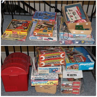 Lot 347 - Various Constructor And Other Toys including 2xConstructo 7 sets, Meccano Set B, Erector...