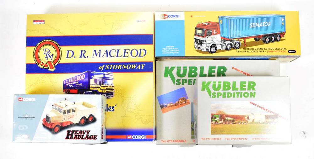 Lot 348 - Conrad Kubler Spedition 2, 3 And 4 Axle Moduletrailer with an additional 12-wheel tractor unit...