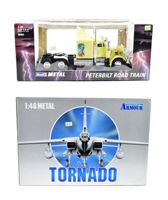 Lot 366 - Corgi Various Unboxed Models together with an Armour Collection Tornado, Revell Peterbilt road...