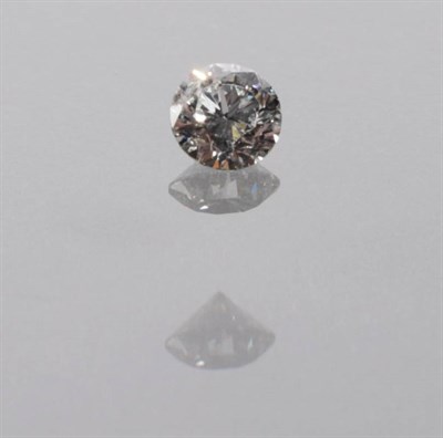 Lot 2064 - A Loose Round Brilliant Cut Diamond, stated to weigh 0.45 carat   Accompanied by an AnchorCert...