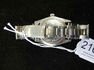 Lot 2168 - A Stainless Steel Centre Seconds Wristwatch, signed Tudor, Oyster, Shock-Resisting, model:...