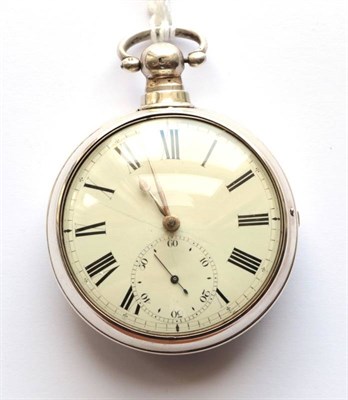 Lot 2186 - A Rare Silver Pair Cased Massey Type I Lever Escapement Pocket Watch, signed Grayam & Co,...