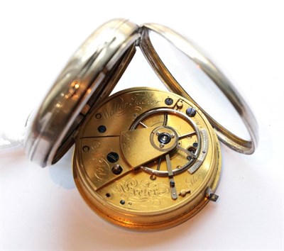Lot 2221 - A Rare Savage Two-Pin Lever Escapement Pocket Watch, signed Walter Tucker, Exeter, 1830, gilt fusee