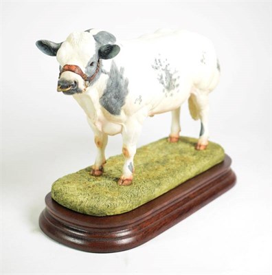 Lot 13 - Border Fine Arts 'Belgian Blue Bull', model No. B0406 by Ray Ayres, limited edition 1106/1250,...