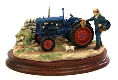 Lot 20 - Border Fine Arts 'Bolt from the Blue' (Farmer and Fordson), model No. B1662 by Ray Ayres, on...