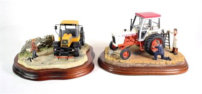 Lot 47 - Border Fine Arts 'Frontiers of Farming' (Fastrac JCB), model No. B0273 by Kirsty Armstrong, limited