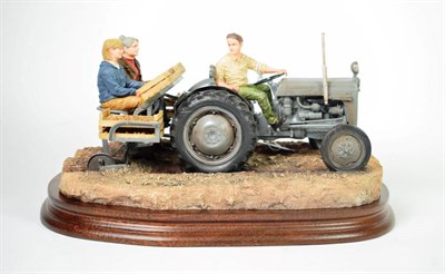 Lot 67 - Border Fine Arts 'Main Crop', model No. B1162 by Ray Ayres, limited edition 123/950, on wood...