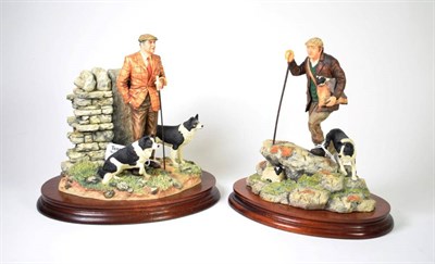 Lot 90 - Border Fine Arts Shepherd models: 'Lost and Found', model No. B0300 and 'Next to Go', model No....