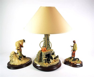 Lot 100 - Border Fine Arts Studio Table Lamp 'Jock's Pride', model No. A3327 by Ray Ayres, with shade and...