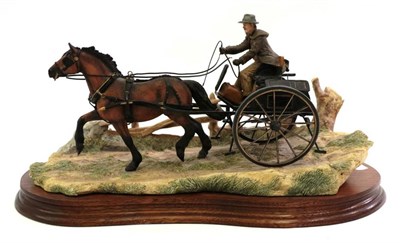 Lot 111 - Border Fine Arts 'The Country Doctor' (Man and Gig), model No. JH63 by Ray Ayres, limited...