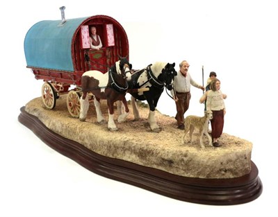 Lot 120 - Border Fine Arts 'Travelling Home from Appleby Fair', model No. B0775 by Ray Ayres, limited edition