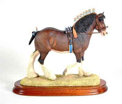 Lot 123 - Border Fine Arts 'Victory at the Highland' (Clydesdale Stallion), Standard Edition, model No....