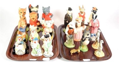 Lot 148 - Beswick Collectables including 'Footballing Felines', 'Sporting Characters', 'English Country...