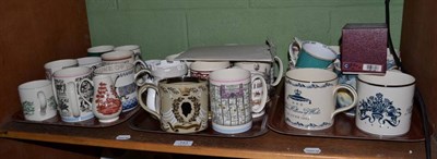 Lot 151 - A collection of Wedgwood commemorative mugs