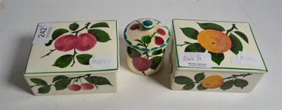 Lot 242 - Two Plichta trinket boxes and a Plichta preserve jar