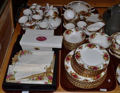 Lot 336 - A large accumulation of Royal Albert ''Old Country Roses'' pattern china