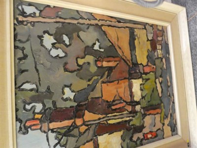 Lot 1060 - Christopher Assheton-Stones (1947-1999) Eight 1960's works, mostly townscapes, oils, some...